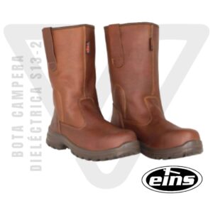Bota Campera Dieléctrica S13-2 con puntera de composite, cuero nobuck hidrofugado y suela antideslizante resistente hasta 18 kV