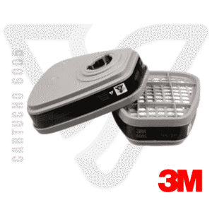 Protección contra formaldehído y vapores orgánicos con el cartucho contra formaldehídos 3M 6005