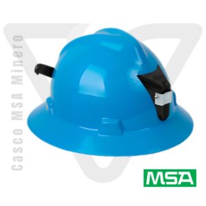 Casco MSA Minero - Casco de seguridad con porta lampara