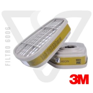 Cartucho 6006 3M - Filtro para vapores organicos y gases acidos