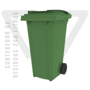 Contenedor De Residuos 240 Litros - para los residuos