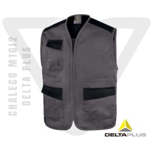 Chaleco M1GI2 - deltaplus color plomo