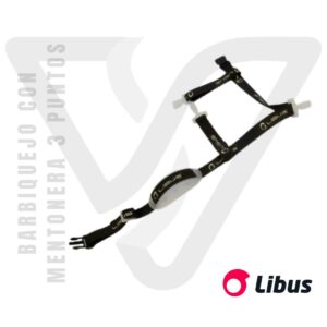 BARBIQUEJO CON MENTONERA LIBUS 15mm 3 puntos