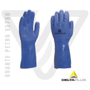 Guante Petro VE780 Delta Plus hecho de PVC químico