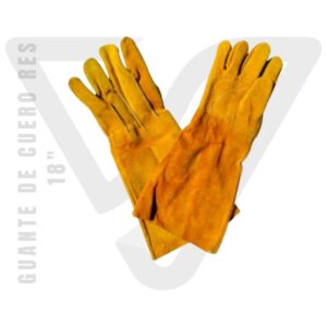 Guante de Cuero Res caña larga