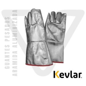 Guantes pesados Aramida Aluminizada