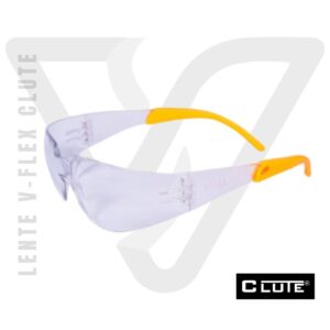Lente V-Flex Clute claro con patillas amarilla
