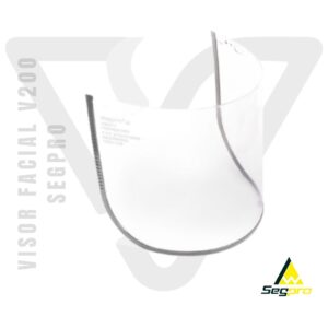Visor Facial V200 Segpro con lamina de policarbonato