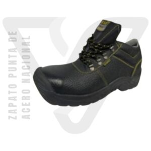 Zapato Punta de Acero Nacional Caucho