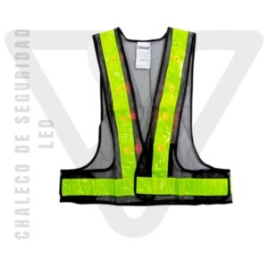 Chaleco de Seguridad LED de colo rojo