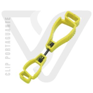 Clip Portaguante de Polietileno para sujetar los guantes