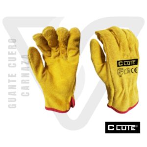 Guante Cuero Carnaza Clute conductor de pulgar