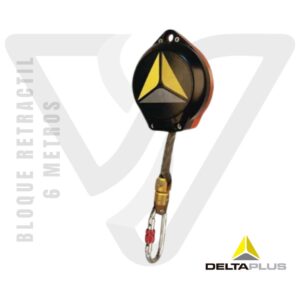 Bloque Retráctil 6 metros Delta Plus
