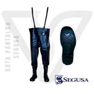BOTA PANTALON SEGUSA CON PUNTERA DE ACERO esta reforzado integramente y con suspensiones ajustables.