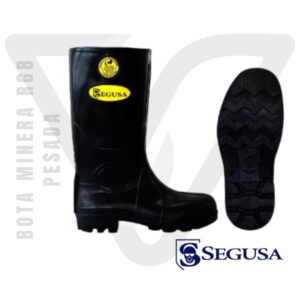 Bota Minera RGB Pesada de una sola pieza resistente a desgarro y abrasiones antideslizante,