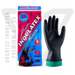 GUANTES INDULATEX CALIBRE 25 PREMIUM diseñados con doble capa de látex