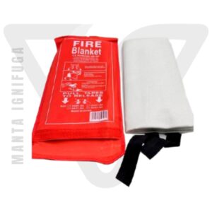 MANTA IGNIFUGA SOLDADOR ROJO PROTECCION DE INCENDIOS