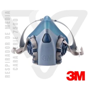 Respirador Serie 7500 3m es un equipo de protección respiratoria con filtros