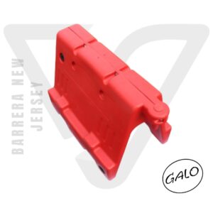 Barrera New Jersey Apilable rojo galo seguridad vial