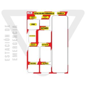 ESTACIÓN DE EMERGENCIA para equipos de primeros auxilios