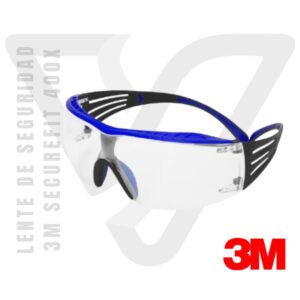 Lente de Seguridad 3M Securefit 400x con recubrimiento anti empañante