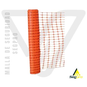 Malla de Seguridad Segpro utilizado para delimitar áreas de trabajo y zonas de riesgo