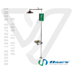 Ducha Lavaojos CL 001 H-Axion Acero Inoxidable Haws