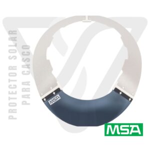 Protector solar para casco V-Gard Jockey MSA con protección UV para trabajos al aire libre