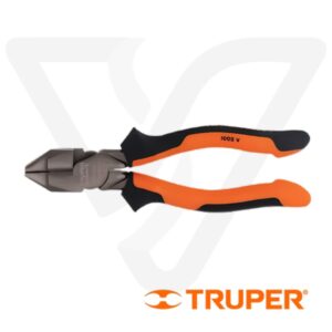 Pinza electricista 9" uso rudo Truper en acero cromo vanadio