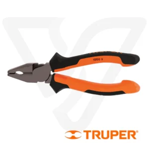 Pinza para electricista 6 pulgadas alta palanca Truper diseñada para cortes precisos