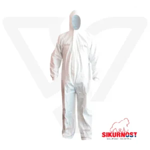 Traje Tyvek Sikurnost blanco de protección industrial contra partículas y salpicaduras