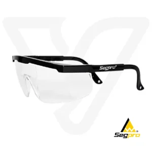 Lente SP100 Claro Segpro Lente de seguridad SP100 claro Segpro, protección ocular resistente y ligera para trabajos industriales.