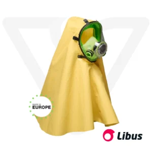 Respirador Full Face BLS 5700/C Máscara completa BLS 5700 C con capucha antiácido y visor panorámico