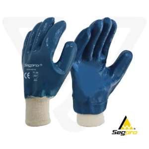 Guante Nitron Segpro Puño cerrado de nitrilo para seguridad industrial resistente a químicos y abrasión