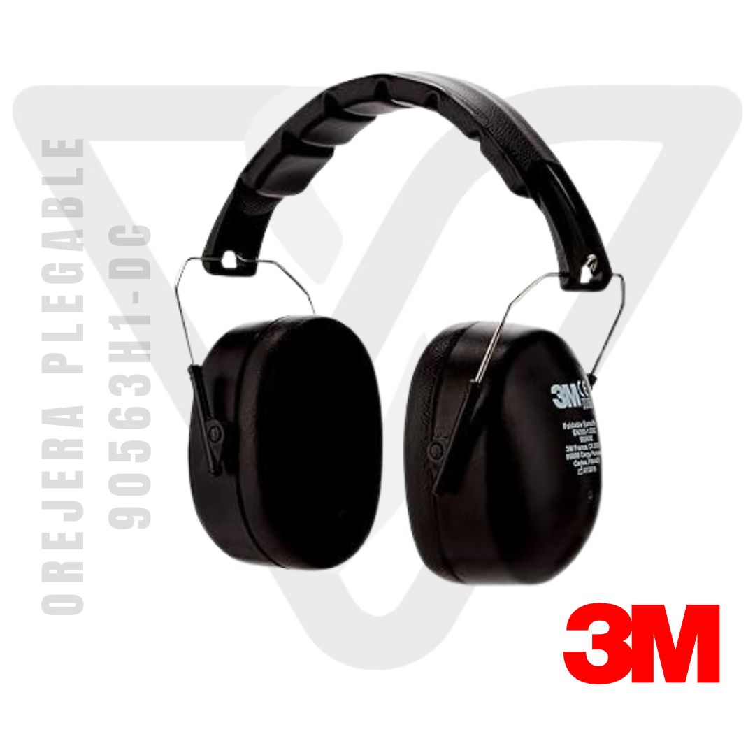 3M™ Orejera Plegable 90563H1-DC, Negro