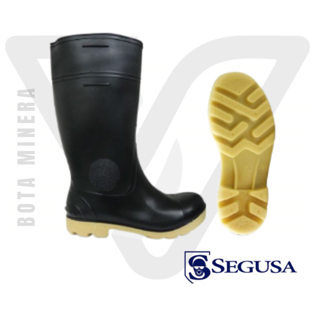 Bota de Jebe con Punta De Acero Segusa
