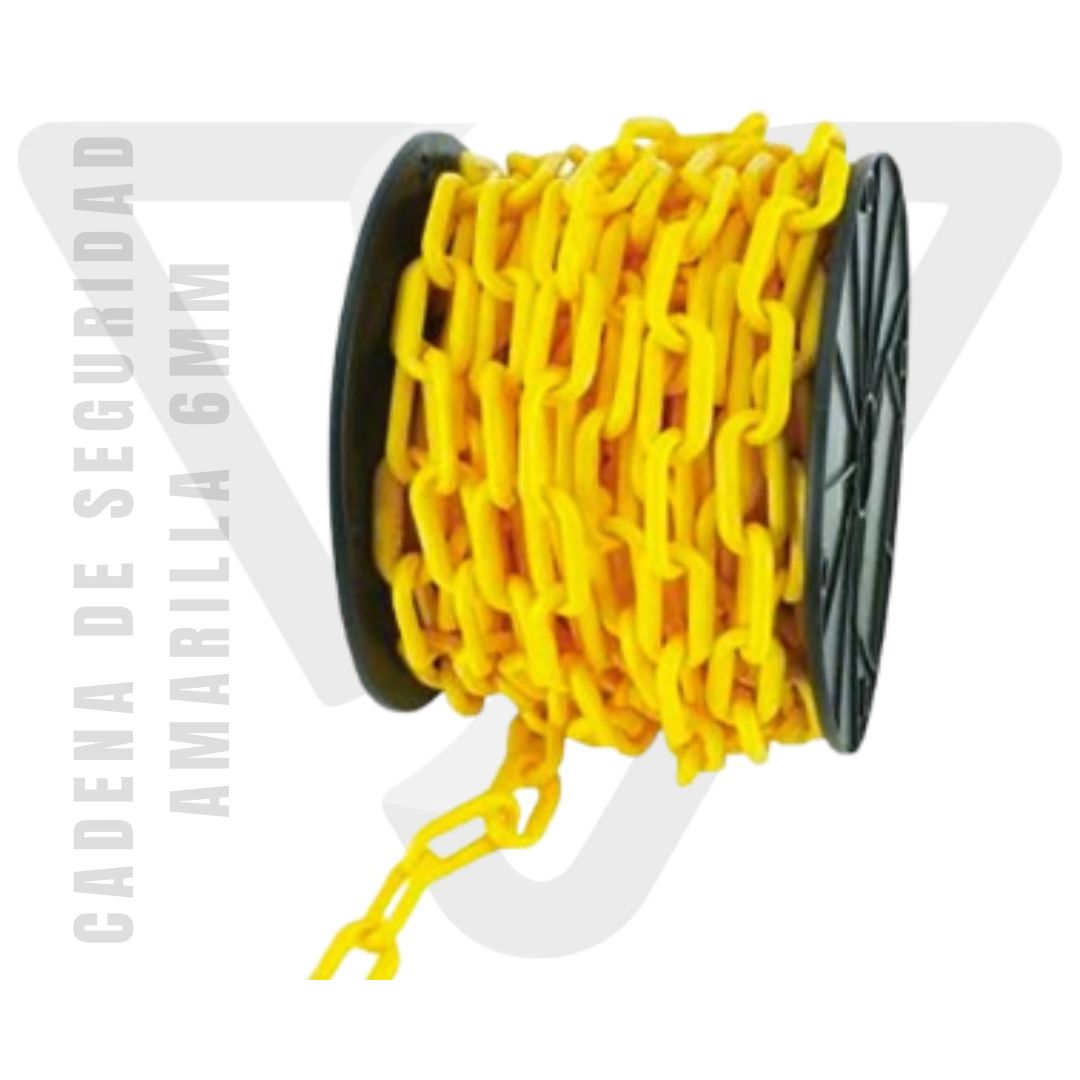 Cadena de Seguridad Amarilla 6mm