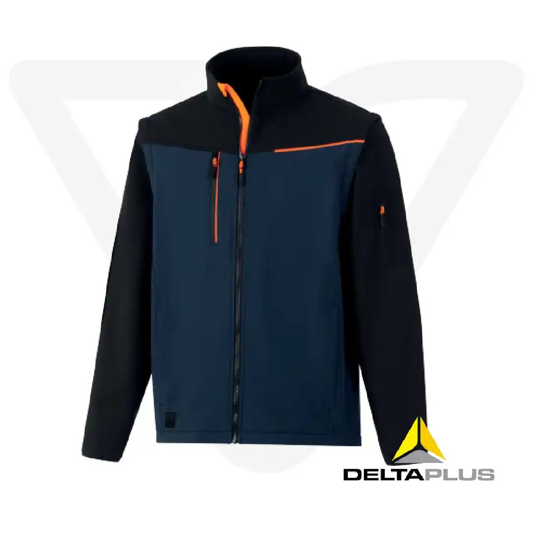 Casaca Delta Plus Soccia Negro-Verde
