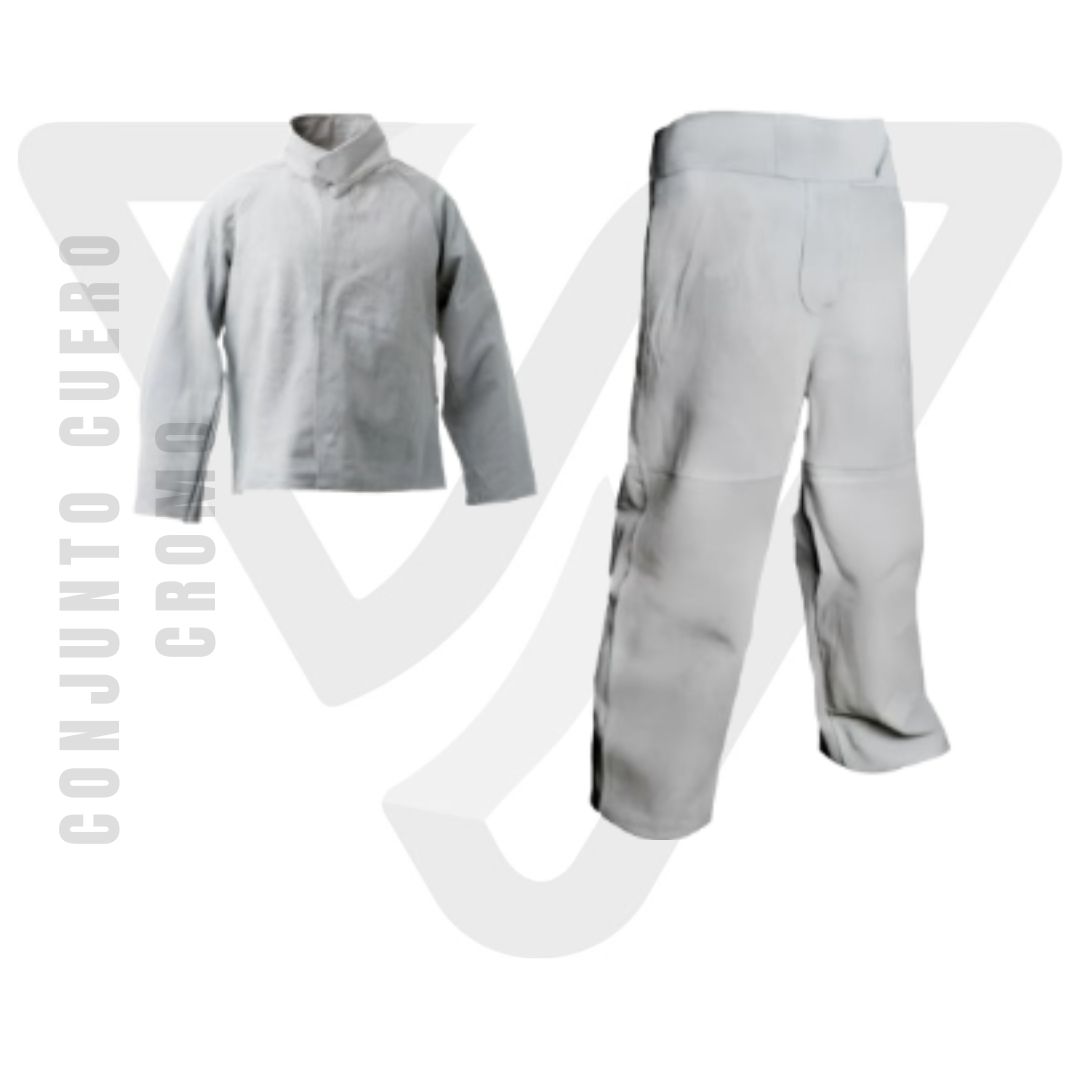 Conjunto Cuero Cromo