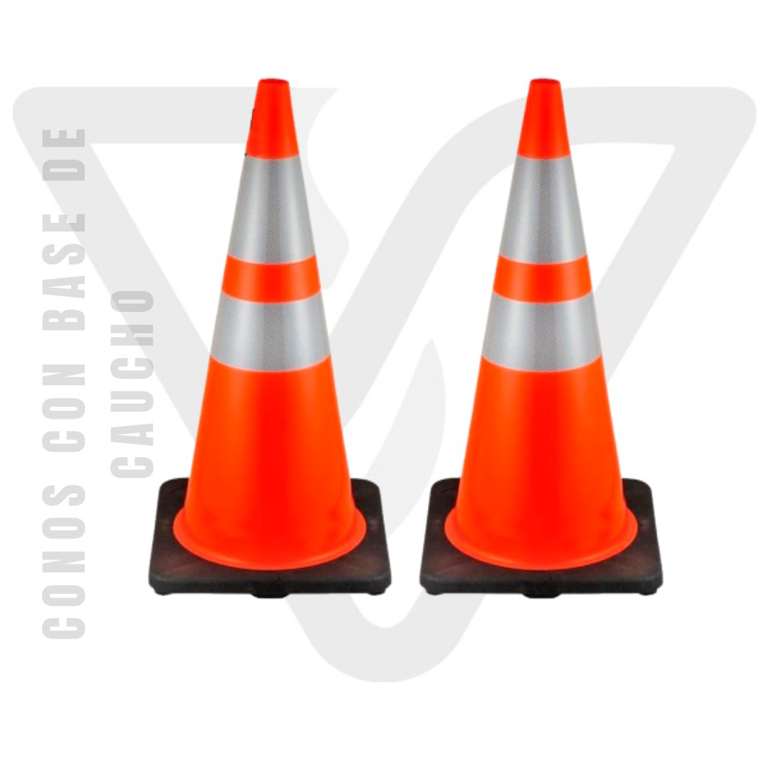 Cono con Base de Caucho