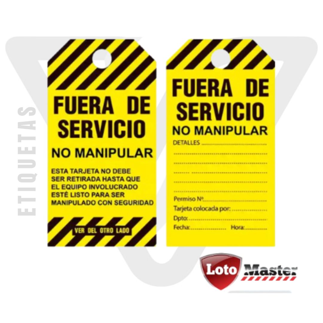 Etiquetas de Seguridad Loto Master