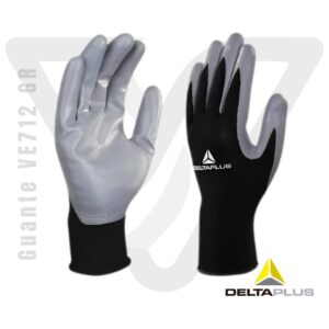 Guante VE 712 GR Deltaplus Guante VE 712 GR Deltaplus, Guantes de seguridad anticorte y nitrilo Deltaplus VE712 GR