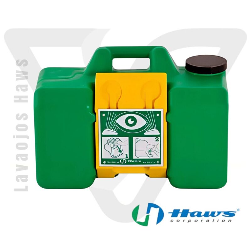 Lava Ojo Haws Avlis LP 075 Lavaojos portátil Haws Avlis LP-075 de 36 litros en color verde