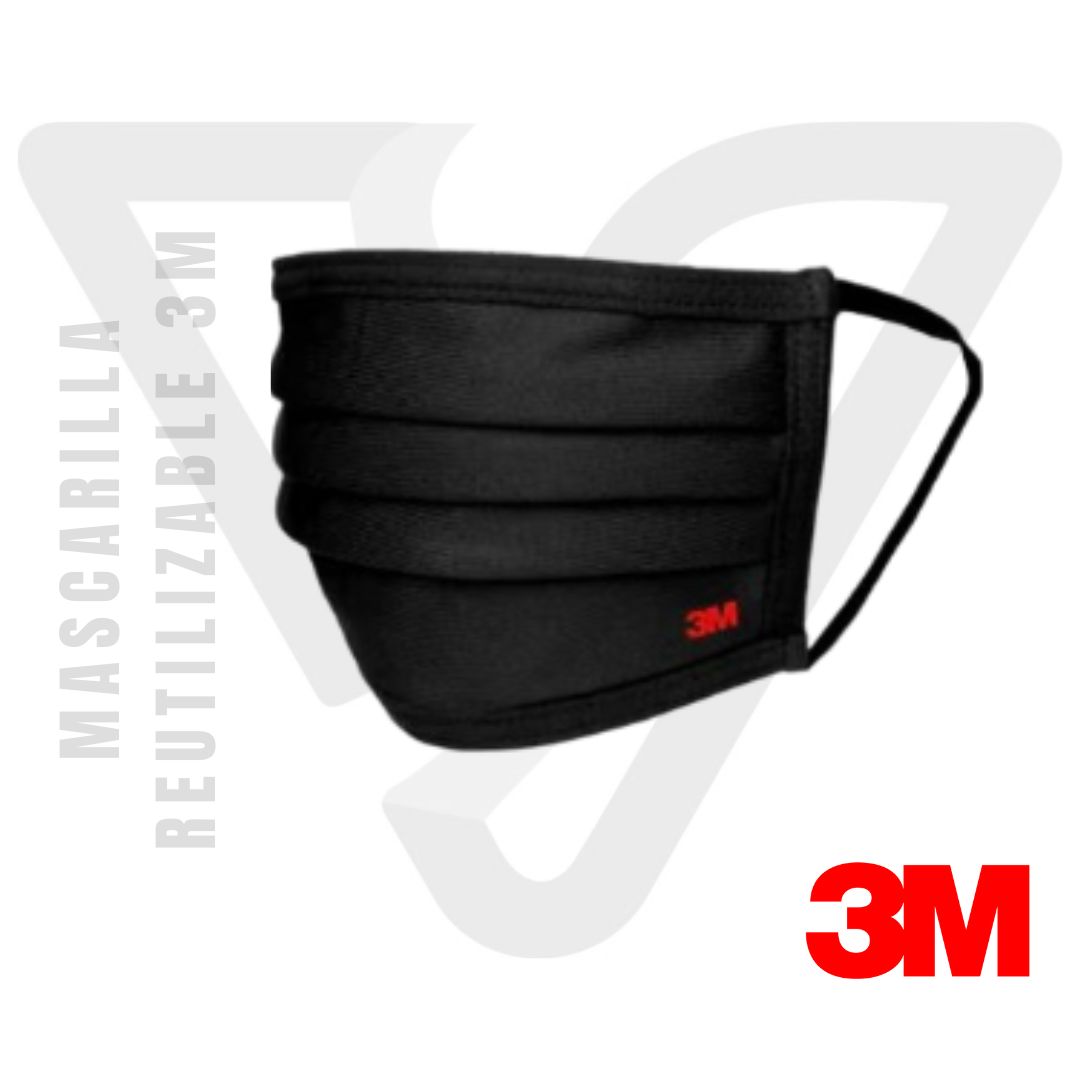 Mascarilla Reutilizable 3M™, Negro, 1/Paquete