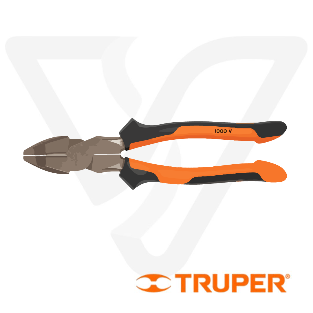 Pinza electricista 9 pulgadas alta palanca Truper