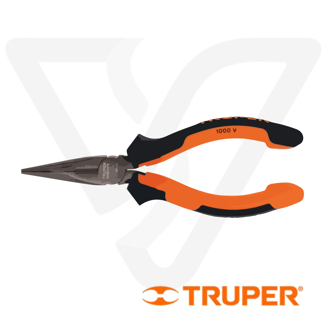 Pinza punta y corte 6 pulgadas Truper Comfort Grip