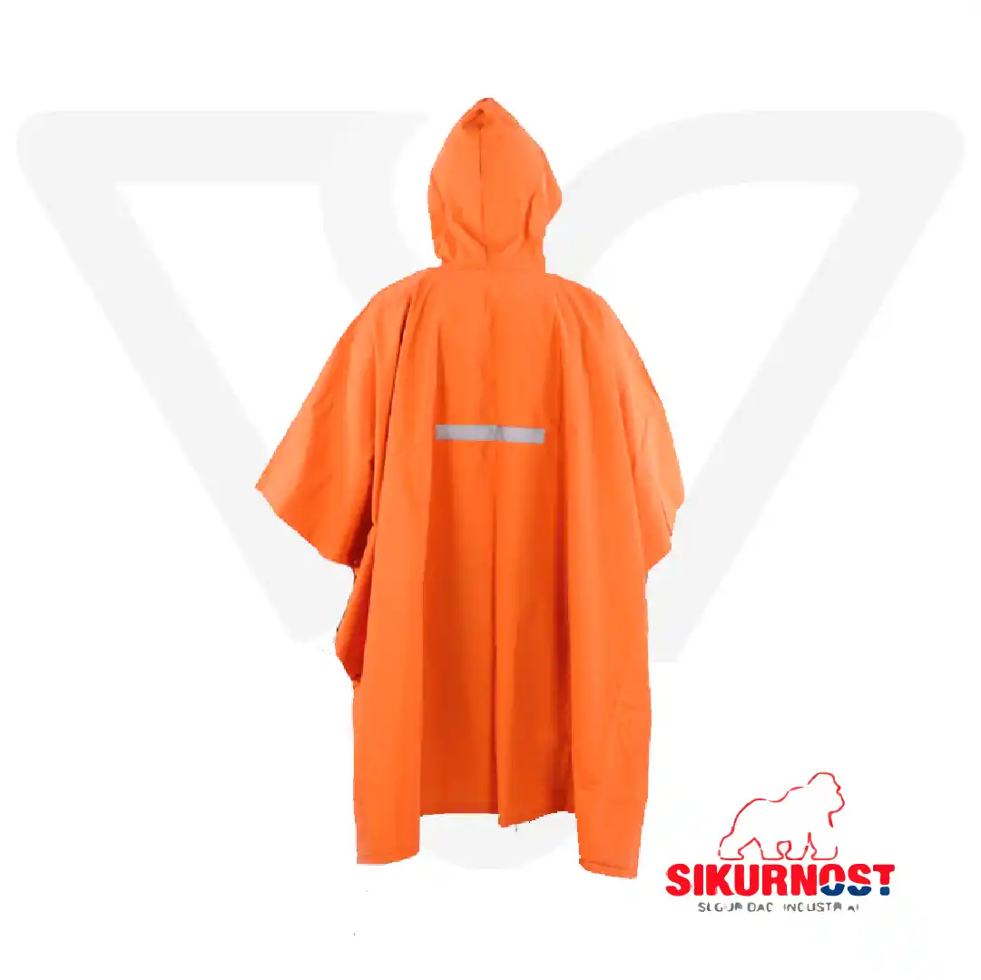 Poncho PVC Sikurnost Naranja