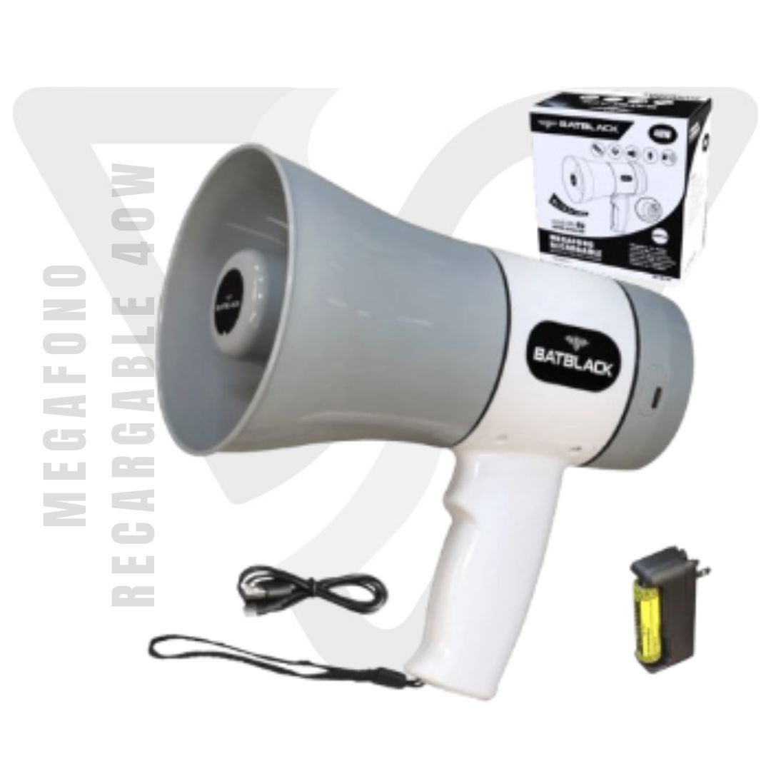 Megáfono Recargable 40w